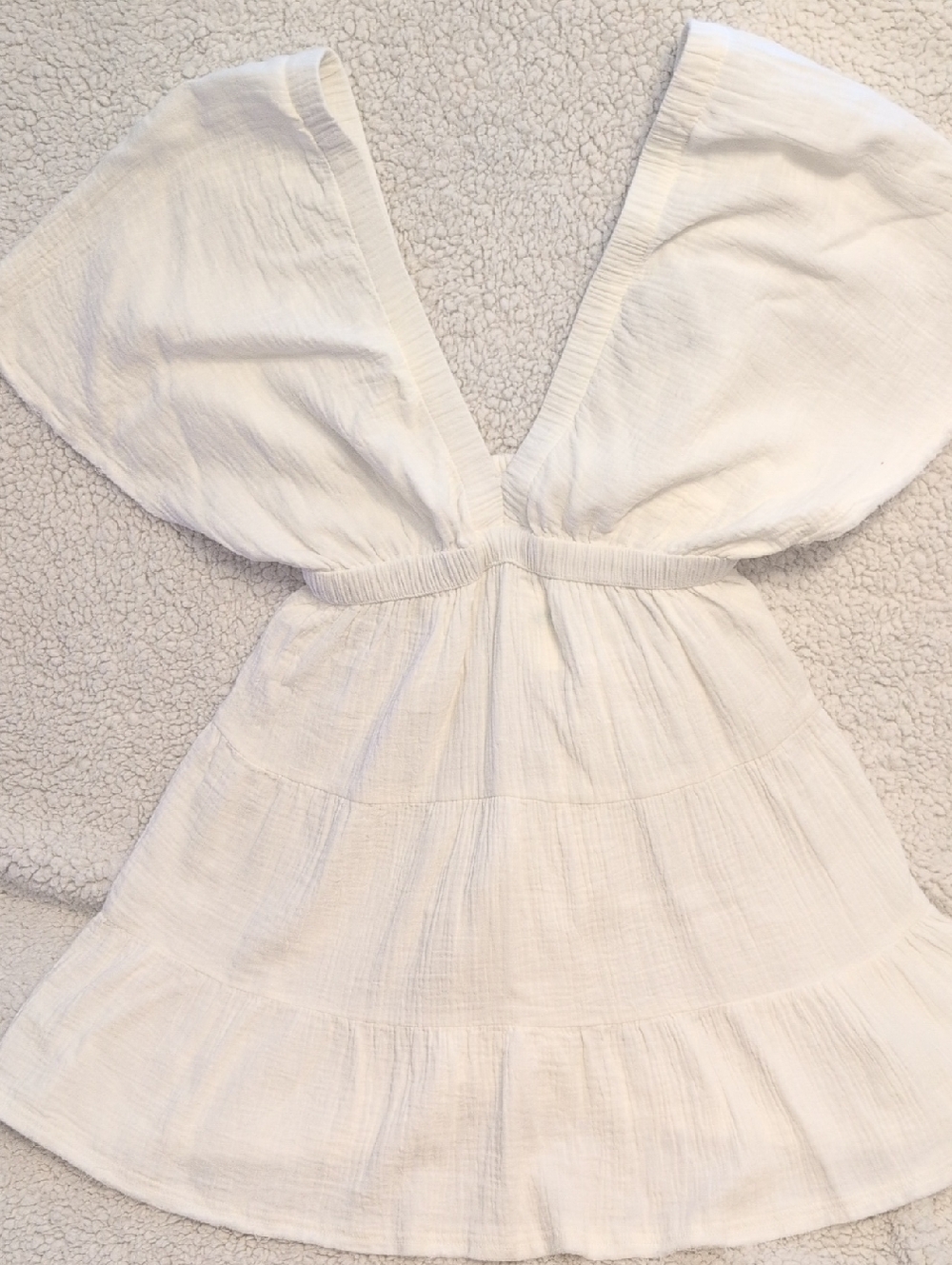 NWT aerie White Babydoll Dress